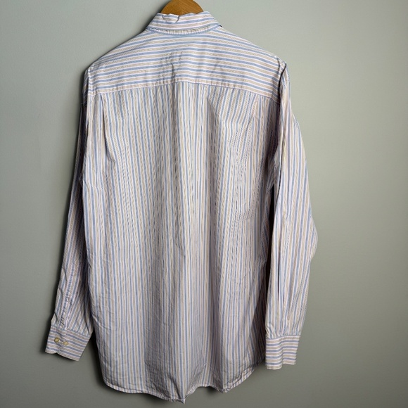 Robert Talbott Men's Long Sleeve Button Up Shirt Single‎ Pocket Multicolor Large - Picture 8 of 14